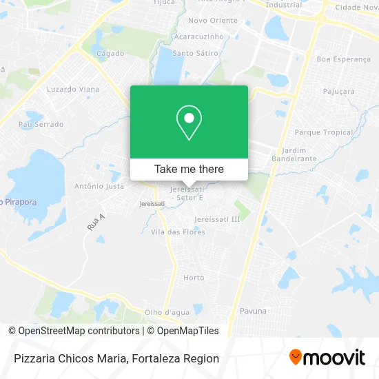 Pizzaria Chicos Maria map