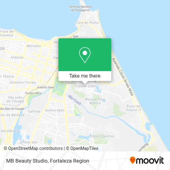 MB Beauty Studio map