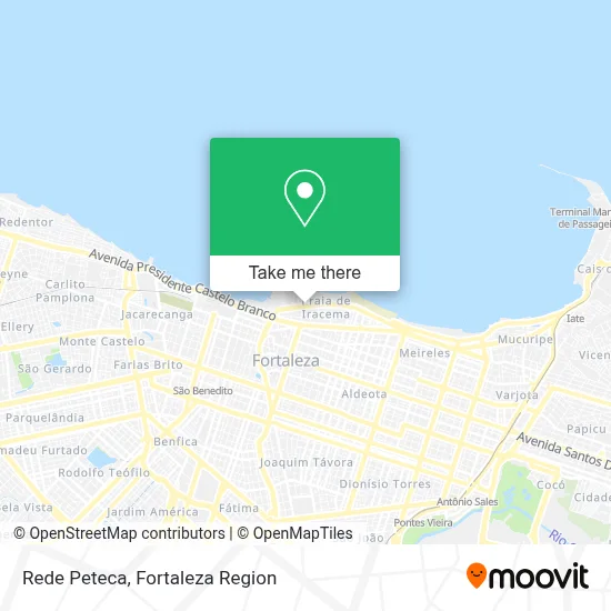 Rede Peteca map