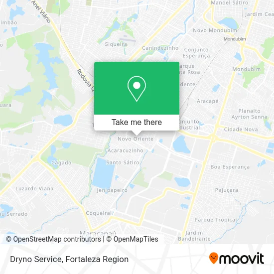 Dryno Service map