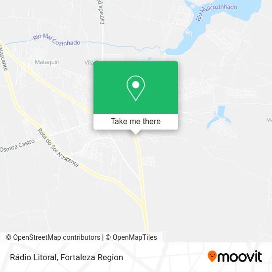 Rádio Litoral map