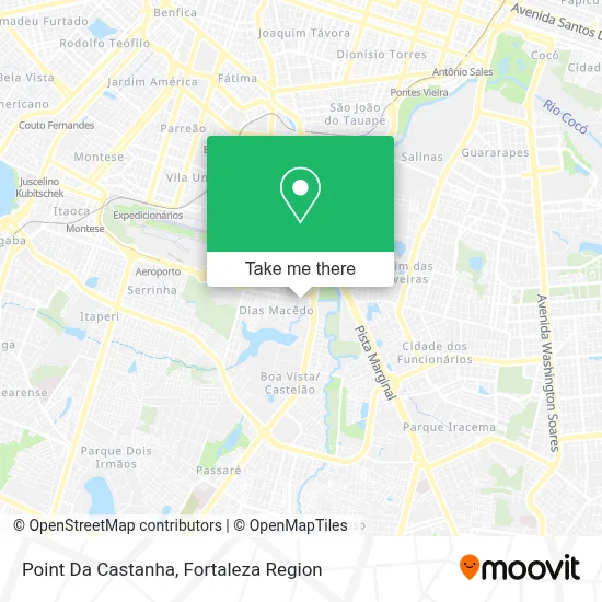Point Da Castanha map
