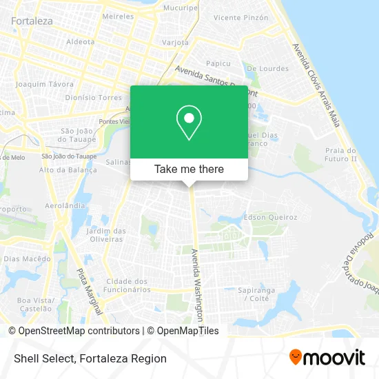 Shell Select map
