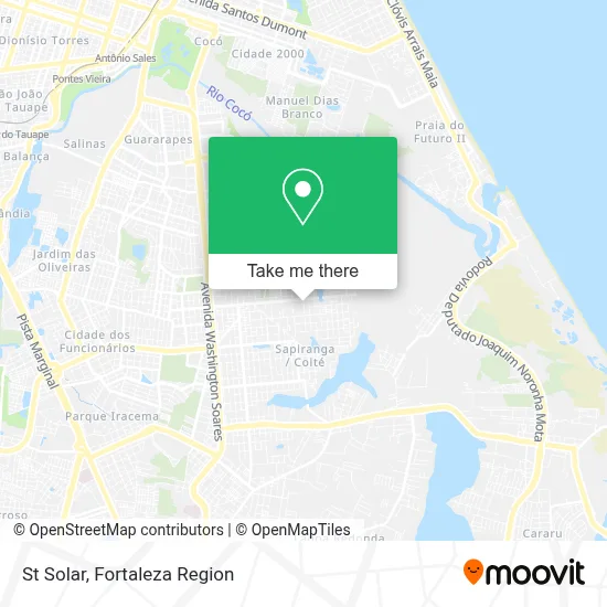 St Solar map