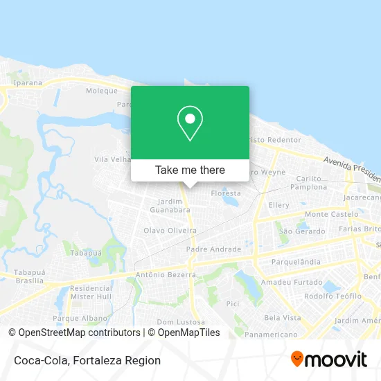 Coca-Cola map