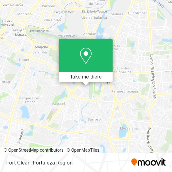 Fort Clean map