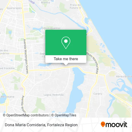 Dona Maria Comidaria map