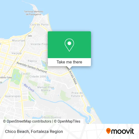 Chico Beach map