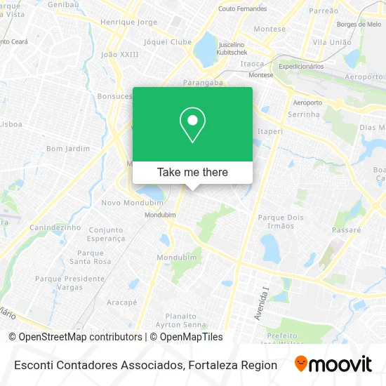 Esconti Contadores Associados map