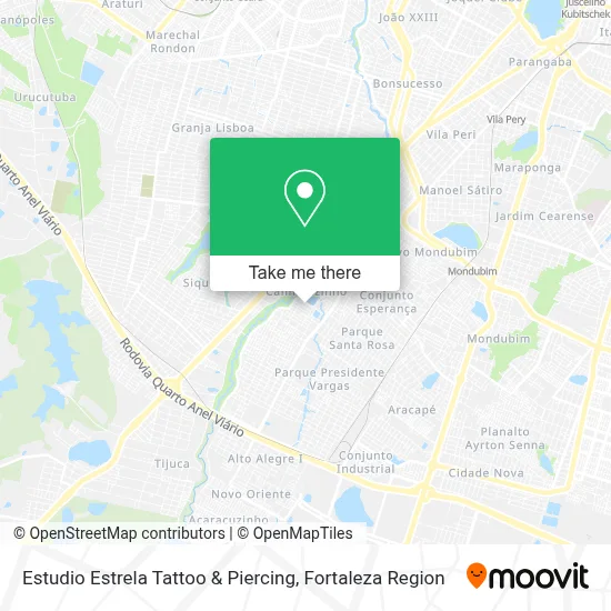 Estudio Estrela Tattoo & Piercing map