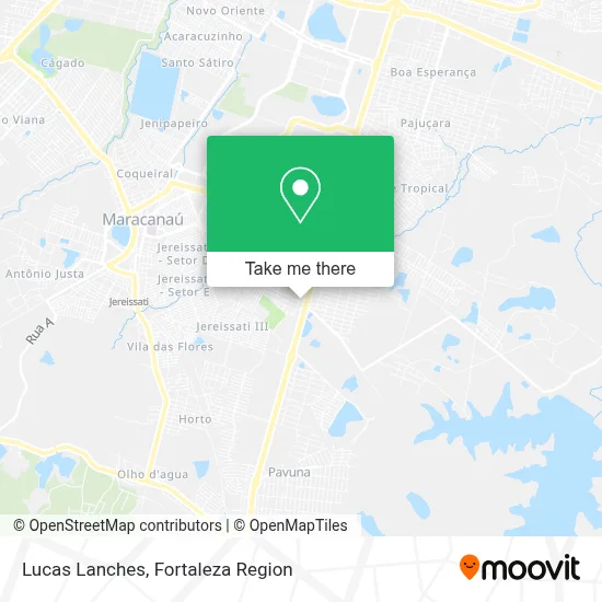 Lucas Lanches map