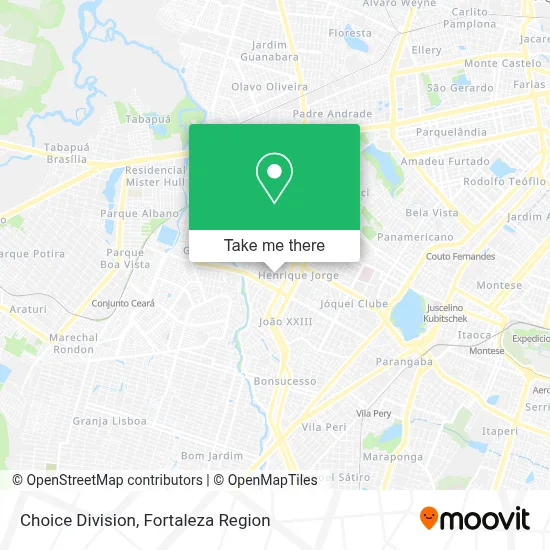 Choice Division map