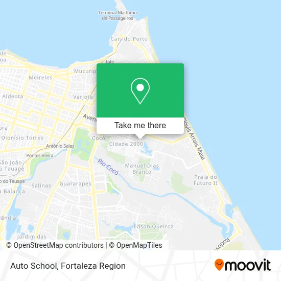 Auto School map