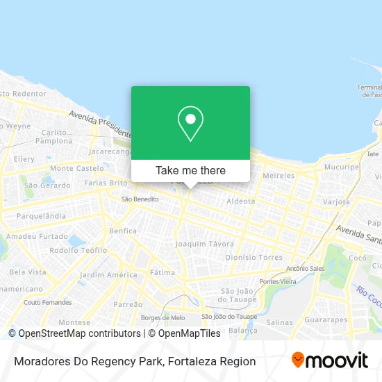 Moradores Do Regency Park map