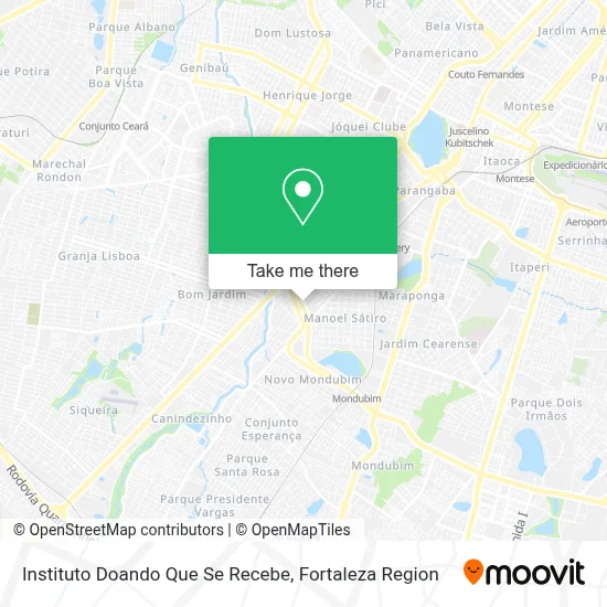Instituto Doando Que Se Recebe map