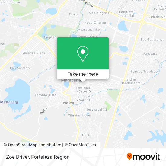 Zoe Driver map