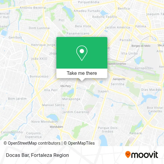 Docas Bar map