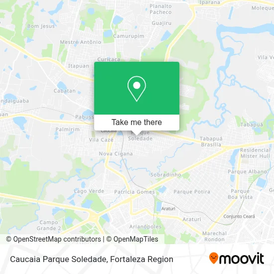 Caucaia Parque Soledade map