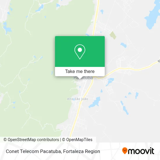 Conet Telecom Pacatuba map