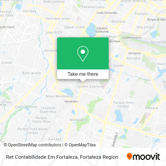 Ret Contabilidade Em Fortaleza map