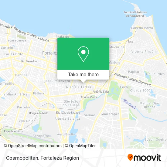 Cosmopolitan map