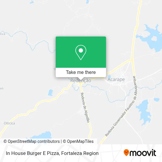 In House Burger E Pizza map