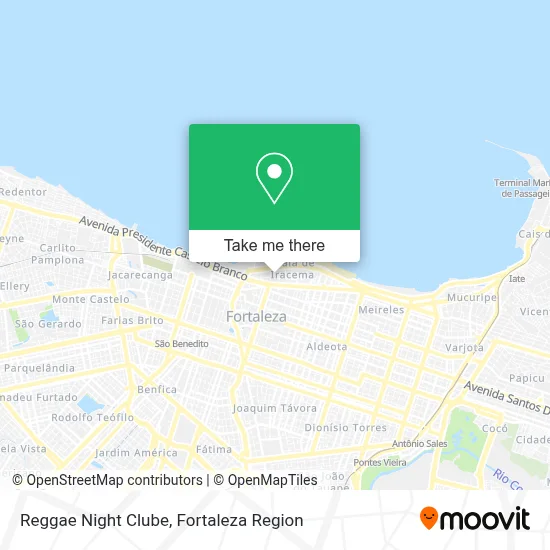 Reggae Night Clube map