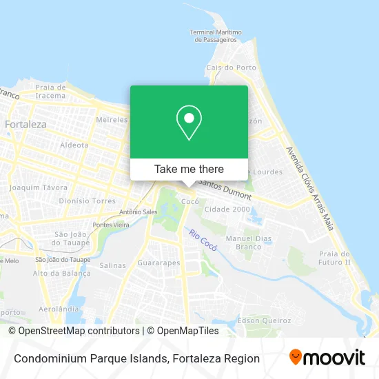 Condominium Parque Islands map