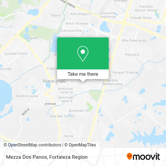 Mezza Dos Panos map