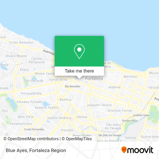 Blue Ayes map