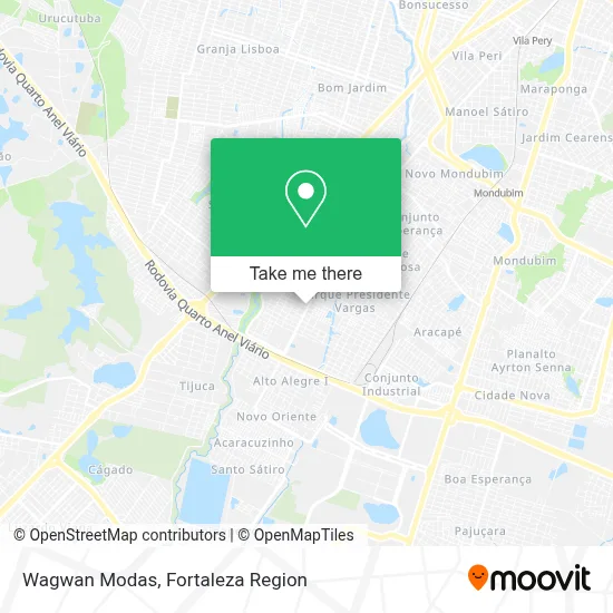 Wagwan Modas map