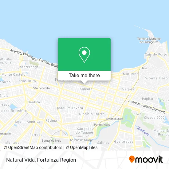 Natural Vida map