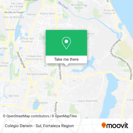 Colégio Darwin - Sul map