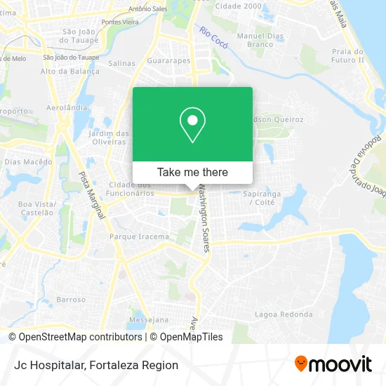 Jc Hospitalar map