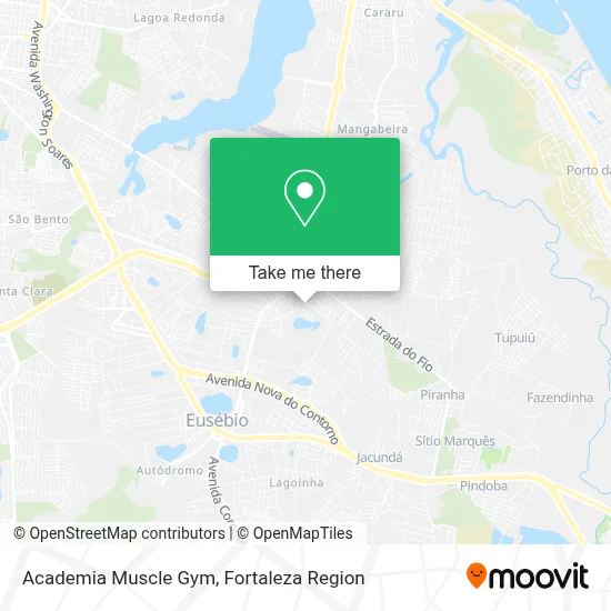 Academia Muscle Gym map