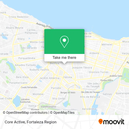 Core Active map