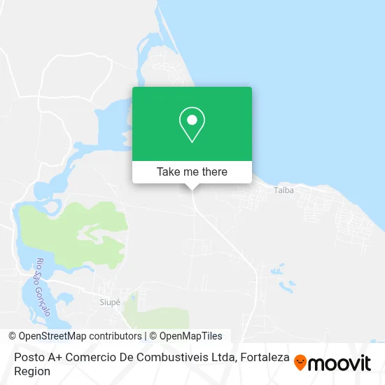 Posto A+ Comercio De Combustiveis Ltda map