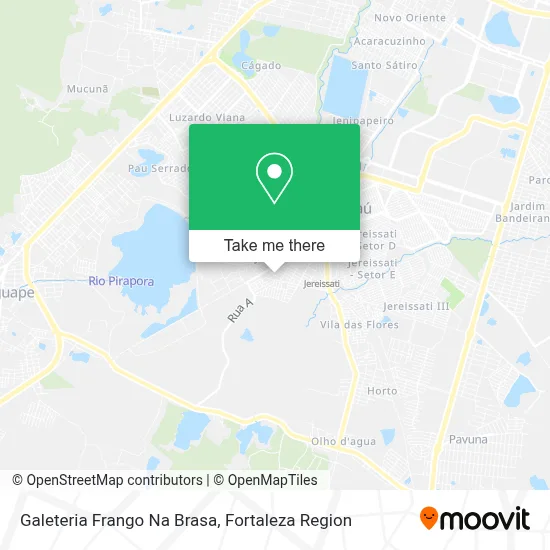 Galeteria Frango Na Brasa map