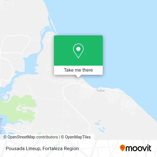 Pousada Lineup map