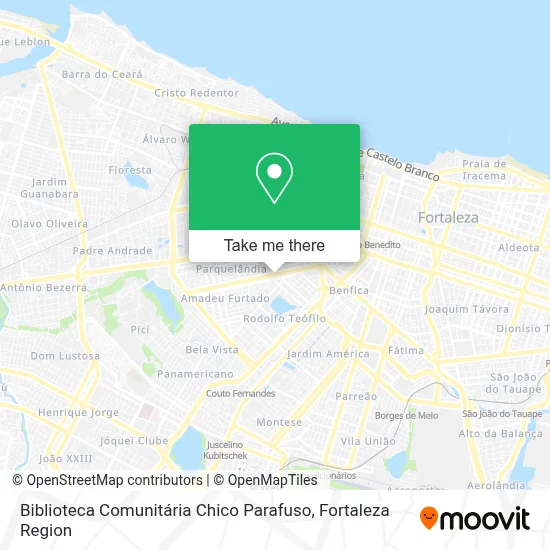 Biblioteca Comunitária Chico Parafuso map