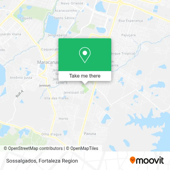 Sossalgados map