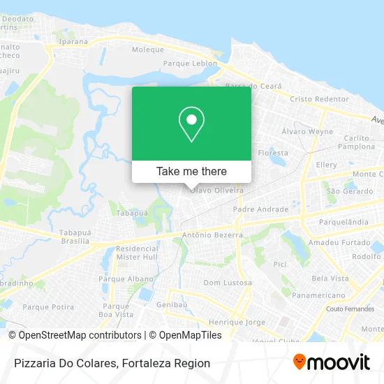 Pizzaria Do Colares map