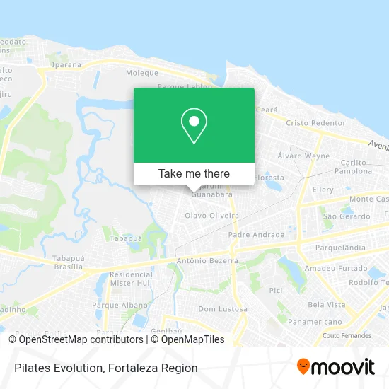 Pilates Evolution map