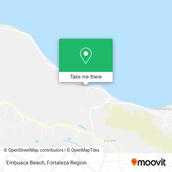 Embuaca Beach map