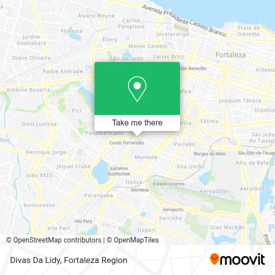 Divas Da Lidy map