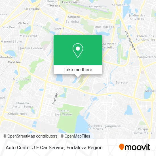 Auto Center J.E Car Service map