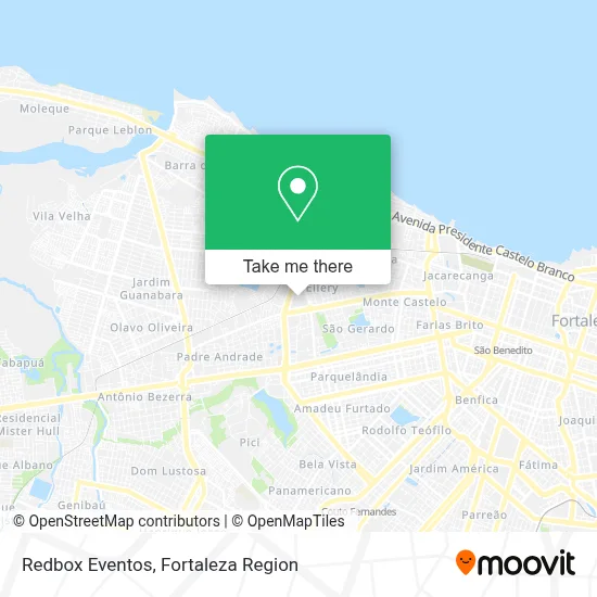 Redbox Eventos map