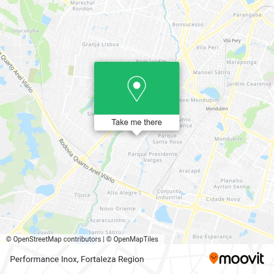 Performance Inox map