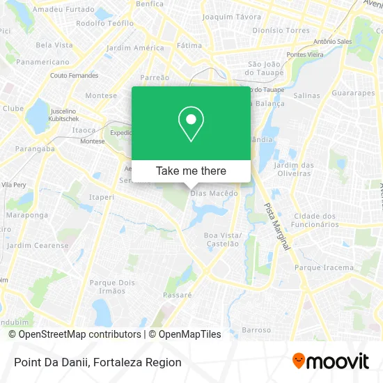Point Da Danii map