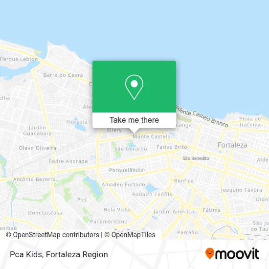Pca Kids map